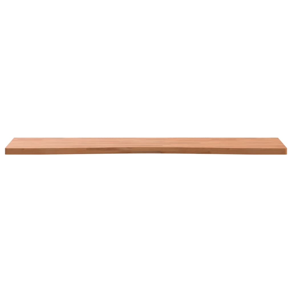 vidaXL Piano per Scrivania 110x(50-55)x2,5 cm Legno Massello di Faggio