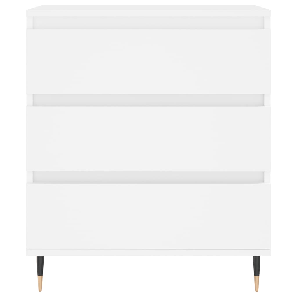 vidaXL Credenza Bianca 60x35x70 cm in Legno Multistrato