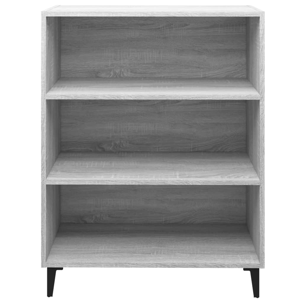 vidaXL Credenza Grigio Sonoma 69,5x32,5x90 cm in Legno Multistrato