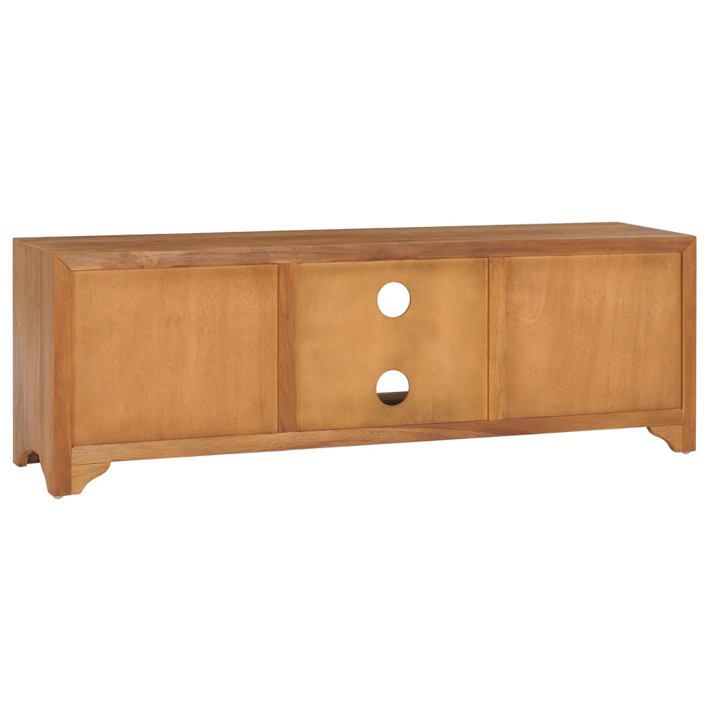 vidaXL Mobile TV 115x30x40 cm in Legno Massello di Teak