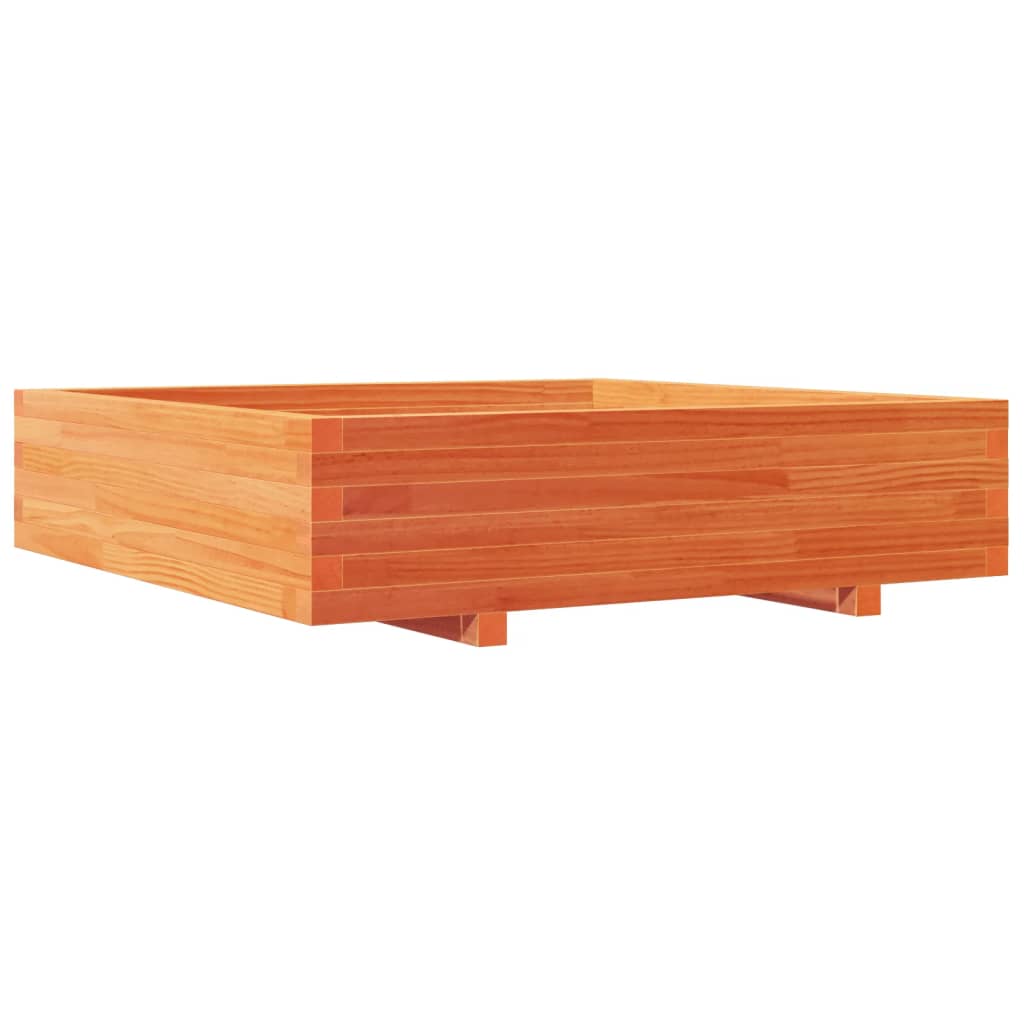 vidaXL Fioriera Giardino 100x100x26,5cm Legno Massello Pino