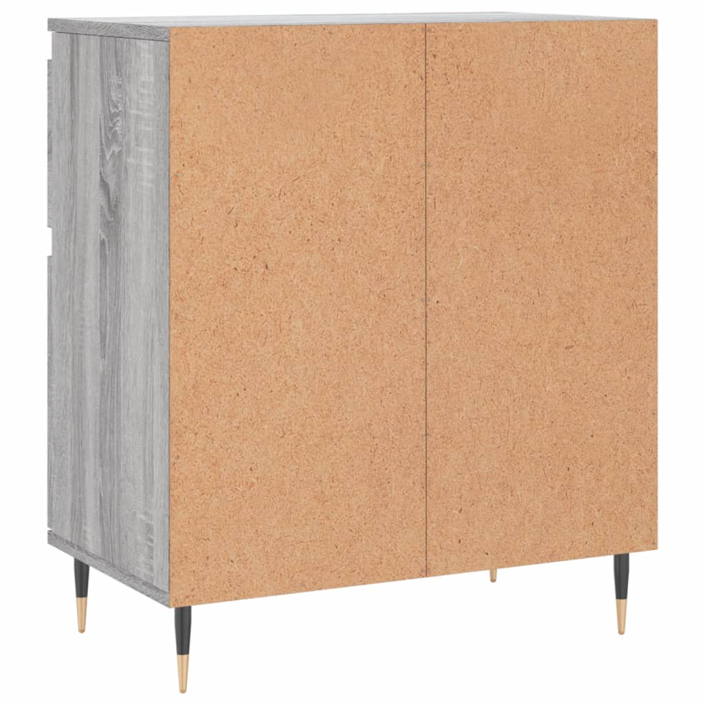 vidaXL Credenza Grigio Sonoma 60x35x70 cm in Legno Multistrato