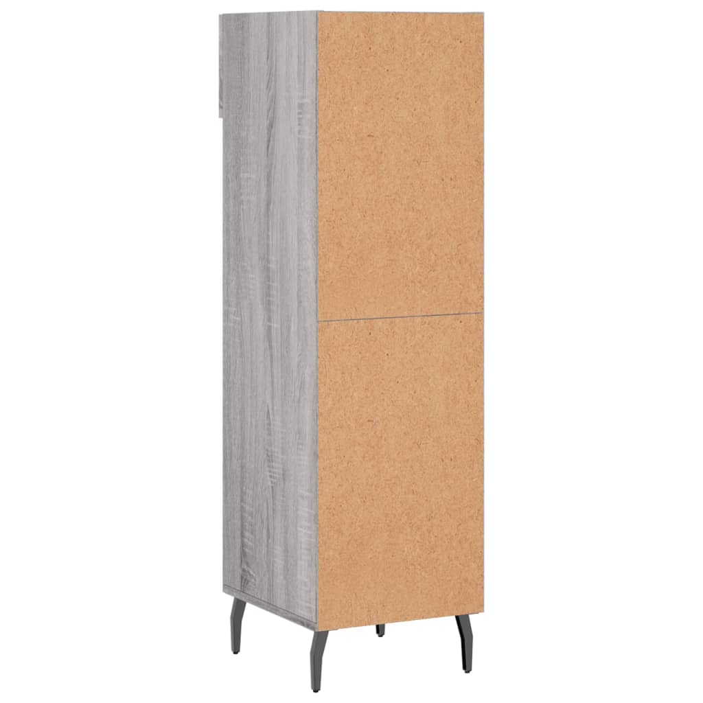 vidaXL Scarpiera Grigio Sonoma 30x35x105 cm in Legno Multistrato