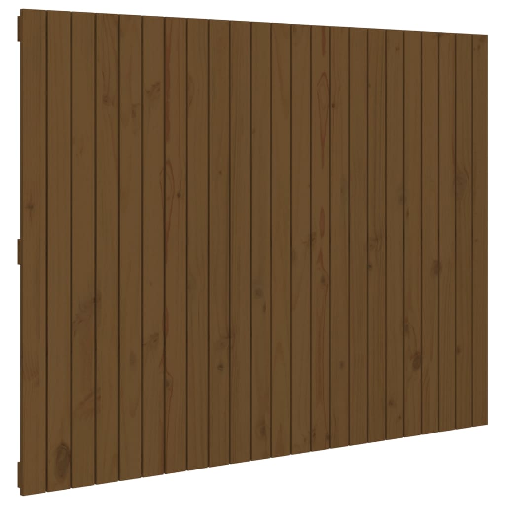 vidaXL Testiera da Parete Ambra 146,5x3x110 cm Legno Massello di Pino