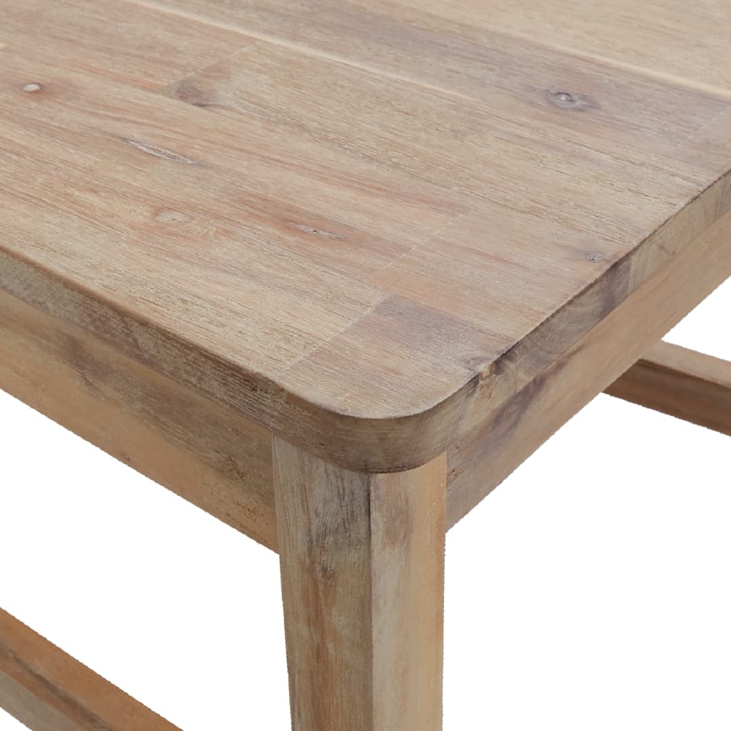 vidaXL Sedie da Pranzo 4 pz in Legno Massello di Acacia