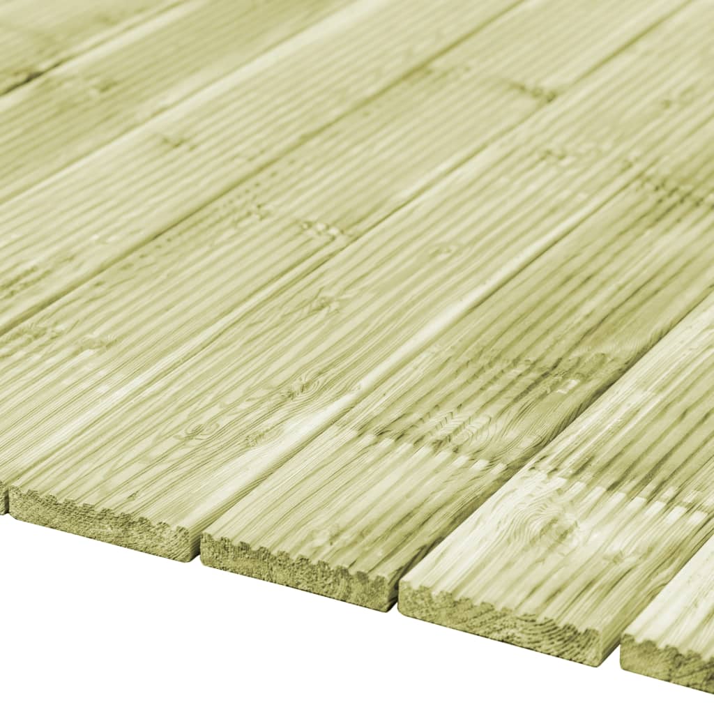 vidaXL Tavole Pavimento 40 pz 5,8 m² 1m Legno Massello Pino Impregnato