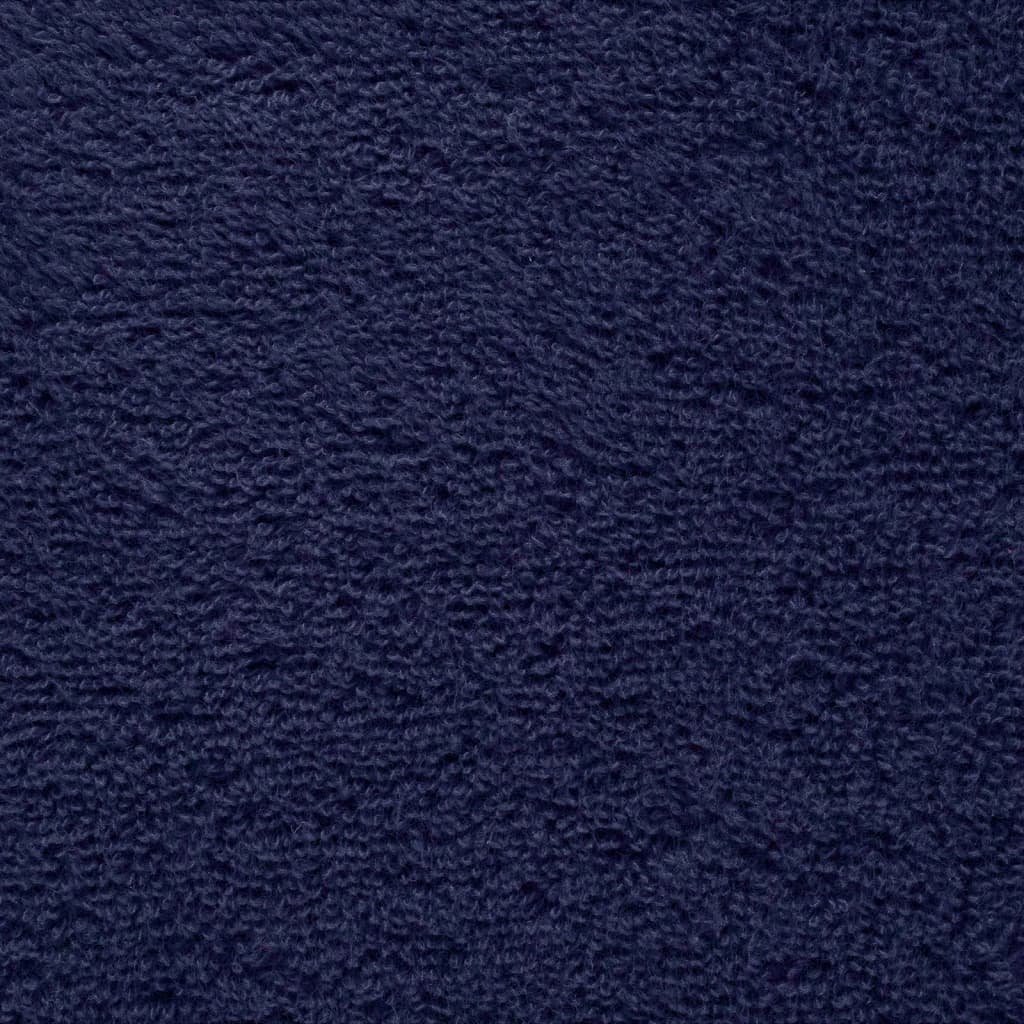 vidaXL Asciugamani per Sauna SOLUND 2 pz Blu Navy 80x200cm 600gsm