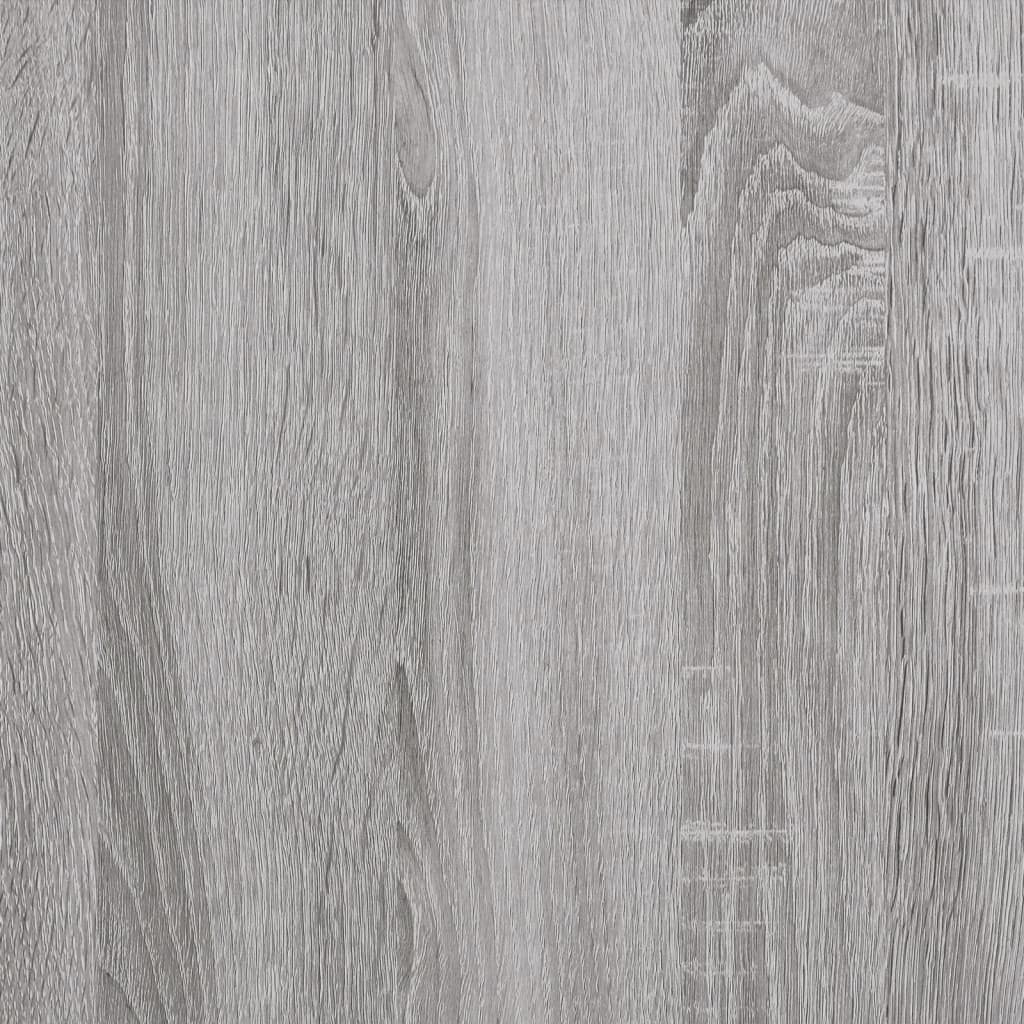 vidaXL Credenze 3 pz Grigio Sonoma in Legno Multistrato