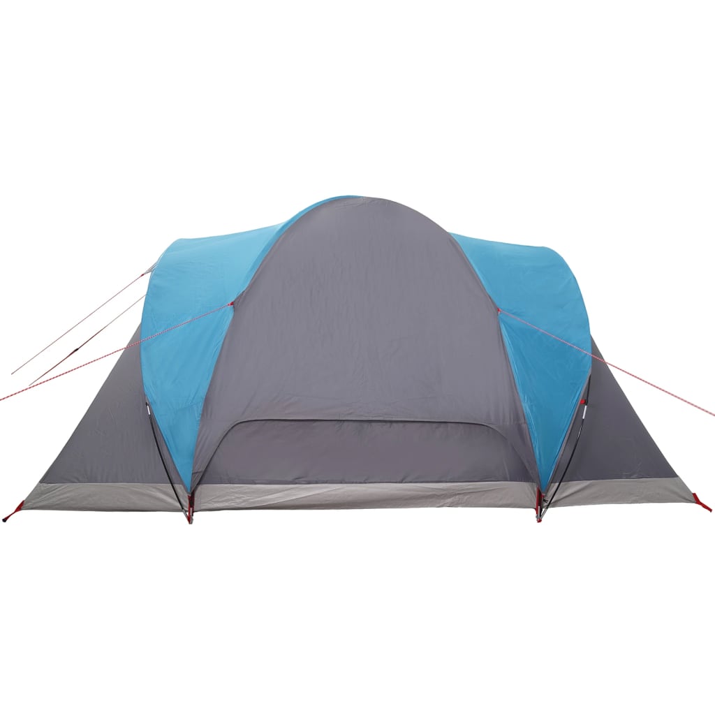 vidaXL Tenda da Campeggio a Cupola per 4 Persone Blu Impermeabile