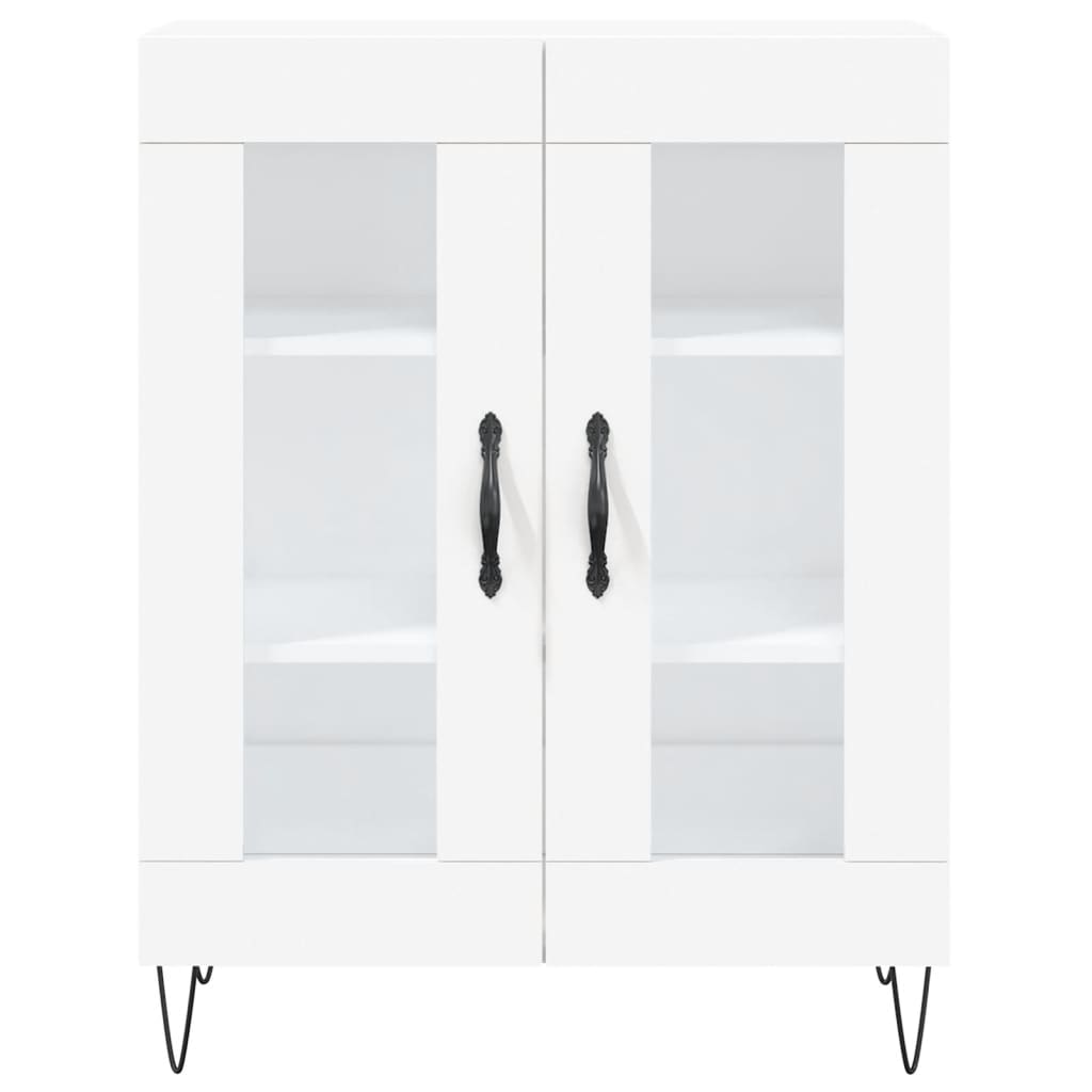 vidaXL Credenza Bianca 69,5x34x90 cm in Legno Multistrato