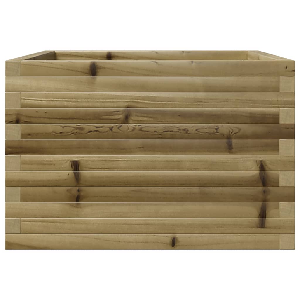 vidaXL Fioriera da Giardino 70x70x46 cm in Legno di Pino Impregnato