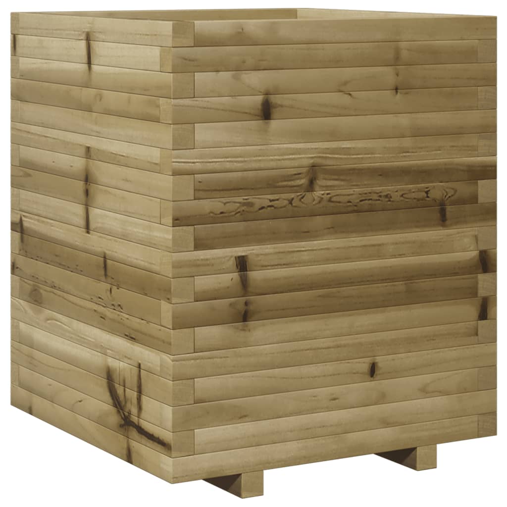 vidaXL Fioriera da Giardino 60x60x72 cm in Legno di Pino Impregnato