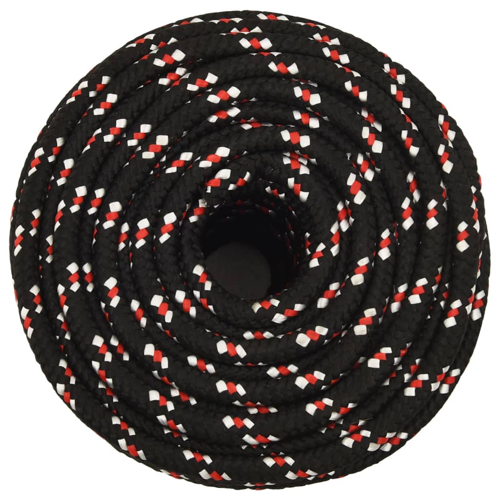 vidaXL Corda Nautica Nera 16 mm 100 m in Polipropilene