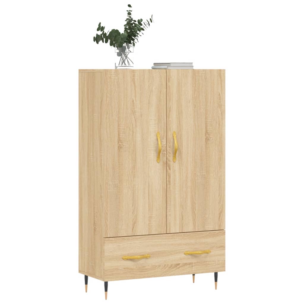 vidaXL Credenza Rovere Sonoma 69,5x31x115 cm in Legno Multistrato