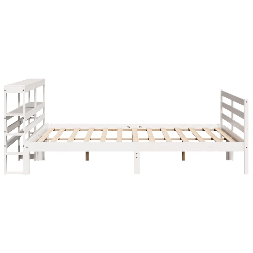 vidaXL Letto senza Materasso Bianco 180x200 cm Legno Massello di Pino