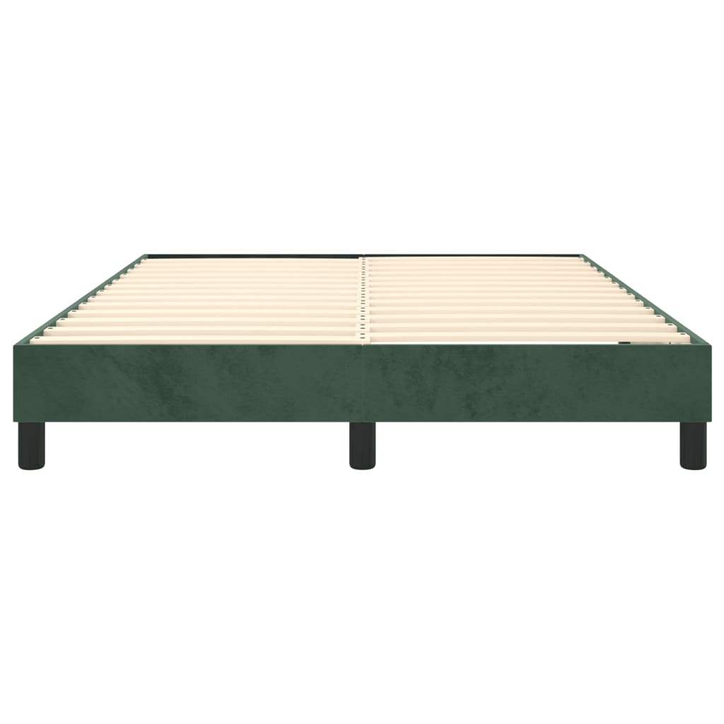 vidaXL Giroletto Verde Scuro 140x190 cm in Velluto