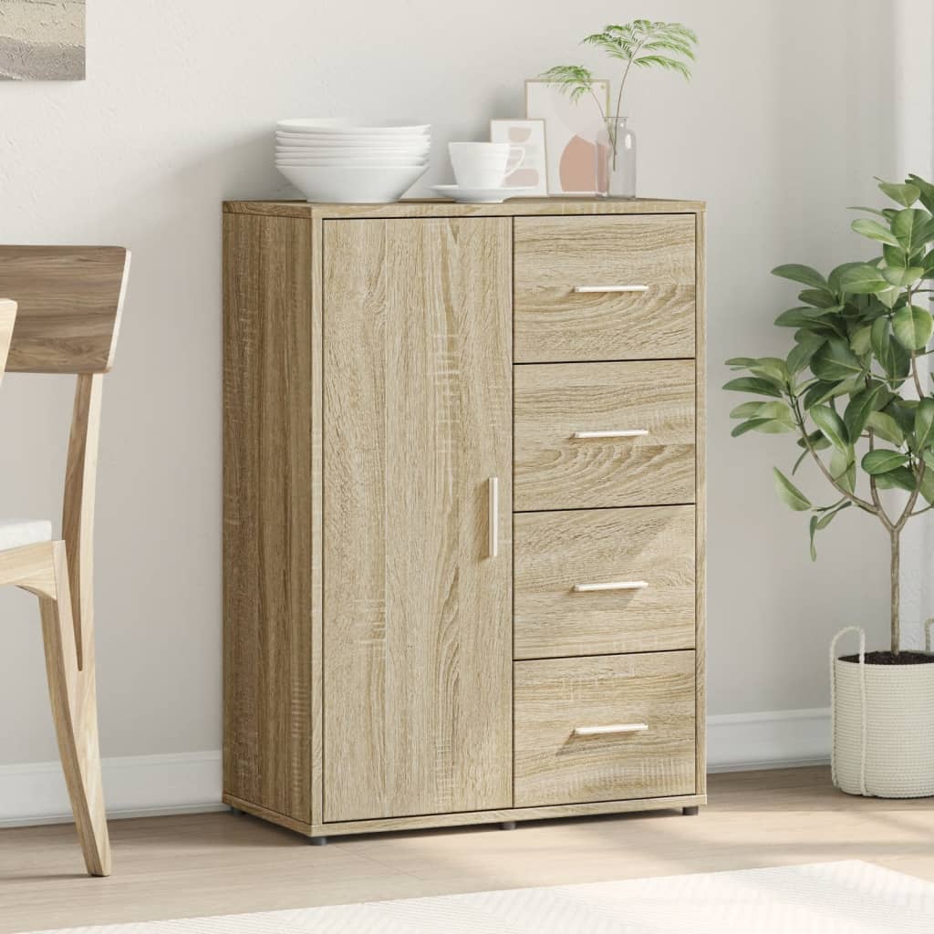 vidaXL Credenza Rovere Sonoma 60x31x84 cm in Legno Multistrato