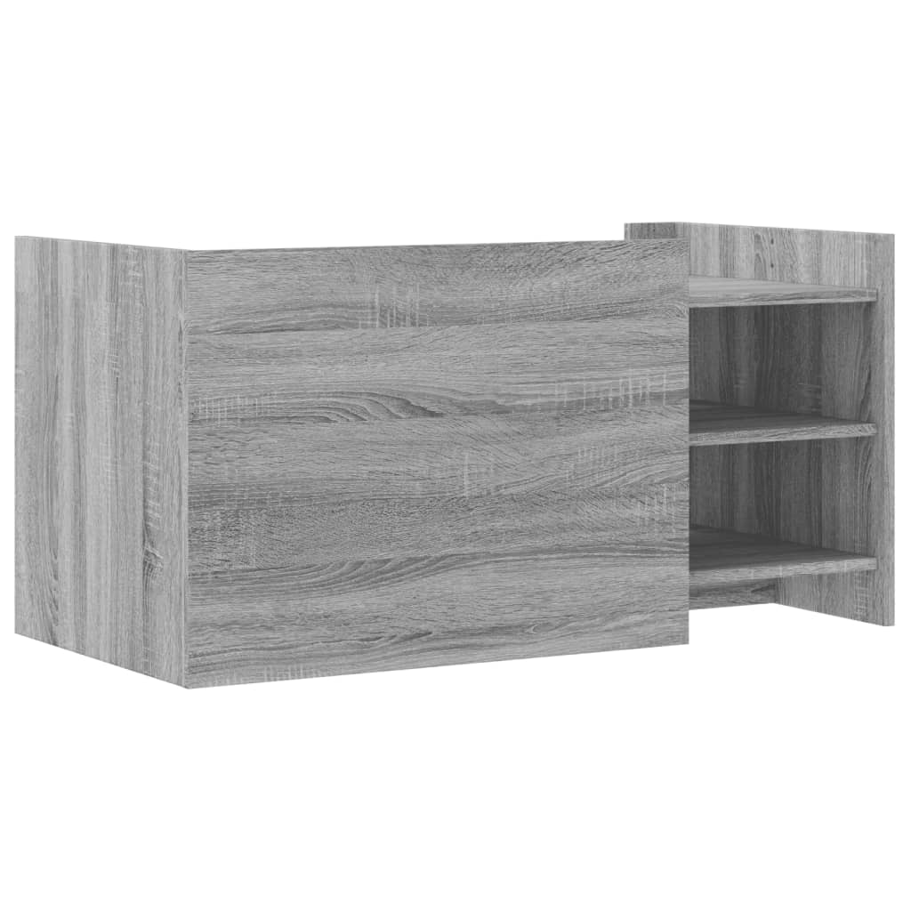 vidaXL Tavolino Salotto Grigio Sonoma 100x50x50 cm Legno Multistrato