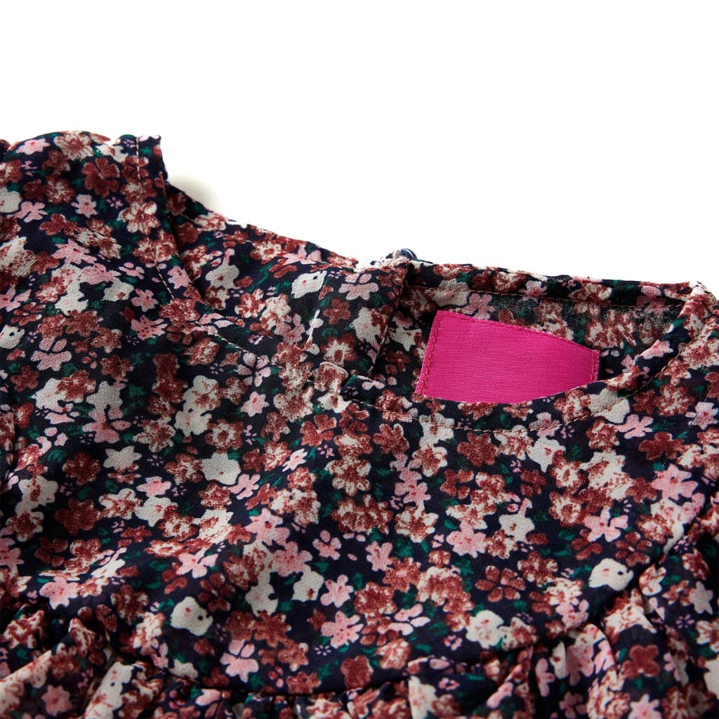 Camicia da Bambina a Maniche Lunghe Rosa Scuro 92