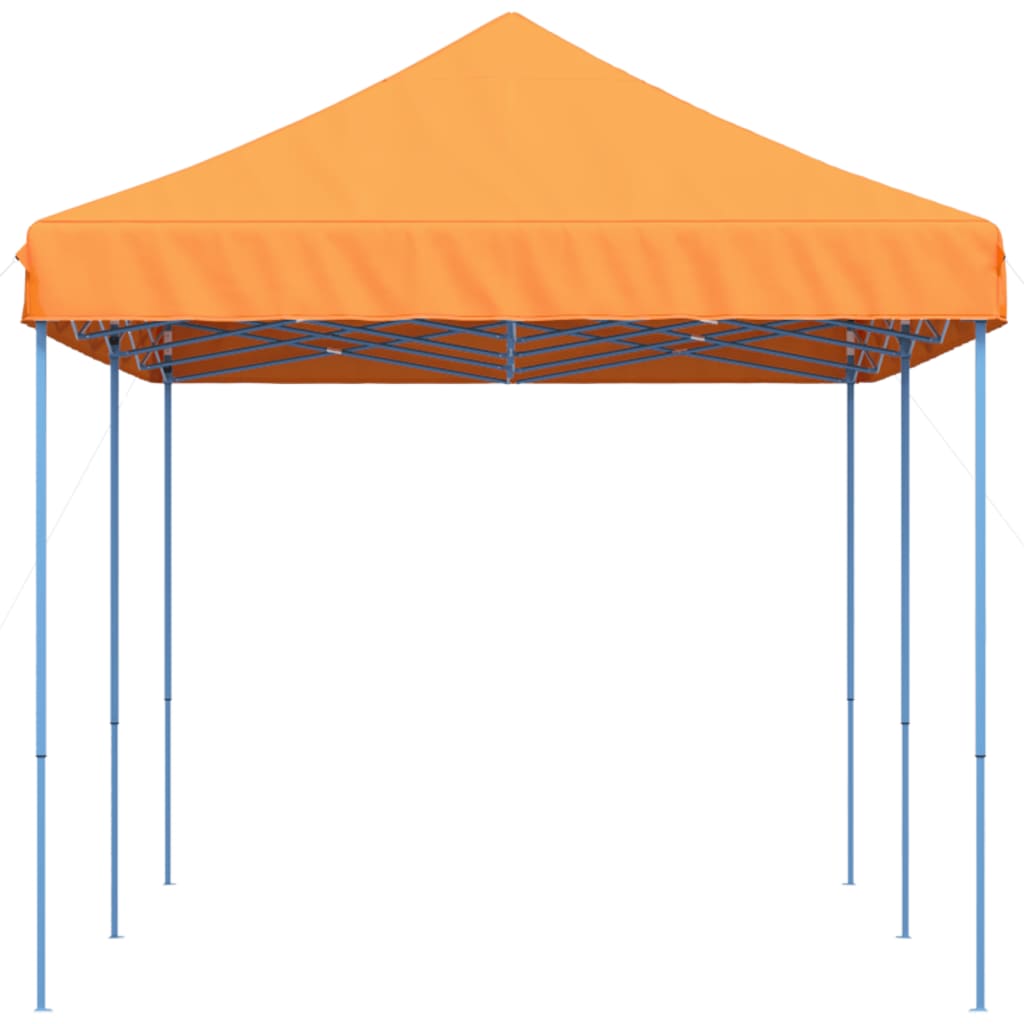 vidaXL Tenda da Festa Pieghevole Pop-Up Arancione 580x292x315 cm