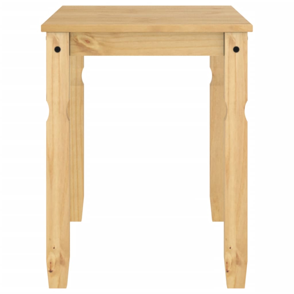 vidaXL Tavolo da Pranzo Corona 112x60x75 cm in Legno Massello di Pino