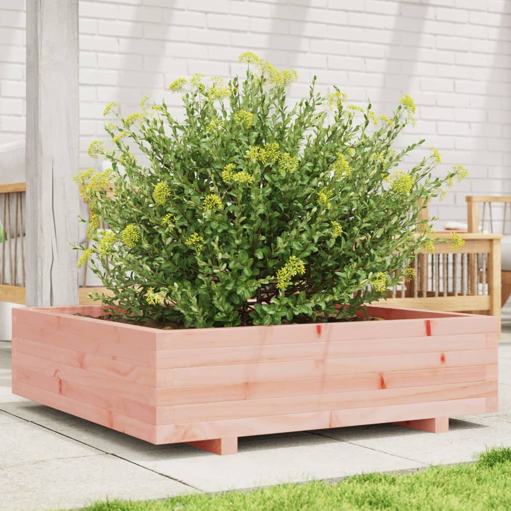 vidaXL Fioriera da Giardino 90x90x26,5 cm in Legno Massello di Douglas