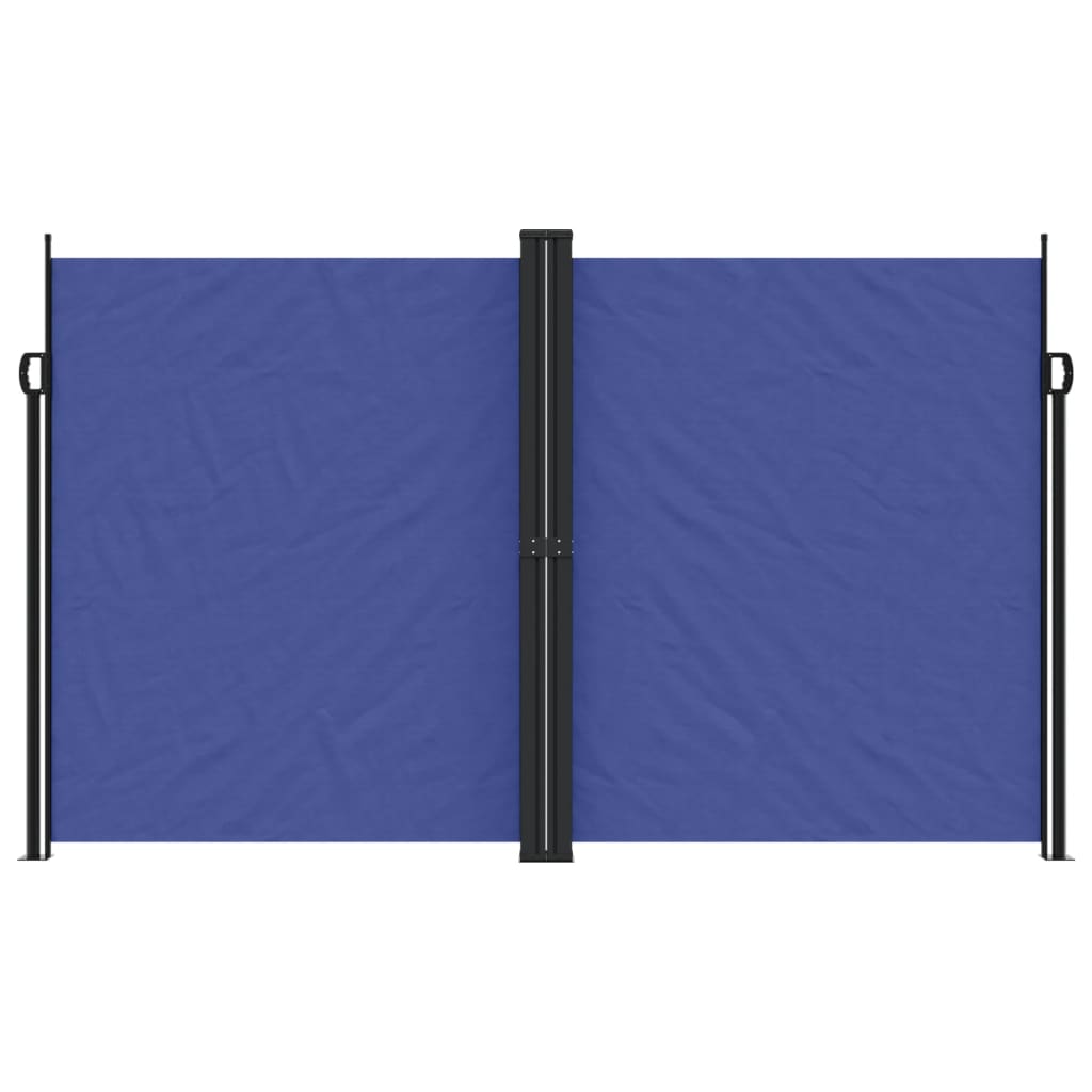 vidaXL Tenda da Sole Laterale Retrattile Blu 200x1000 cm
