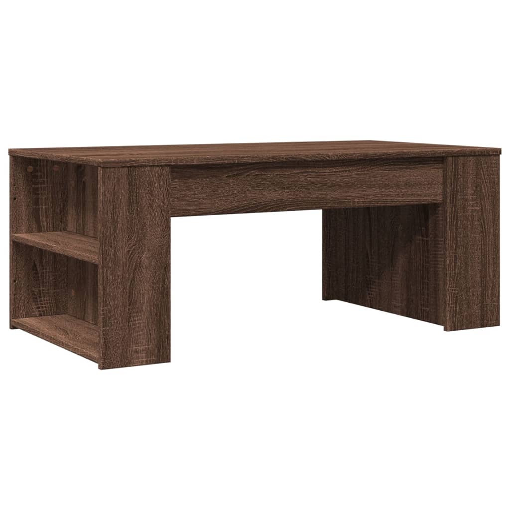 vidaXL Tavolino Salotto Rovere Marrone 102x55x42 cm Legno Multistrato