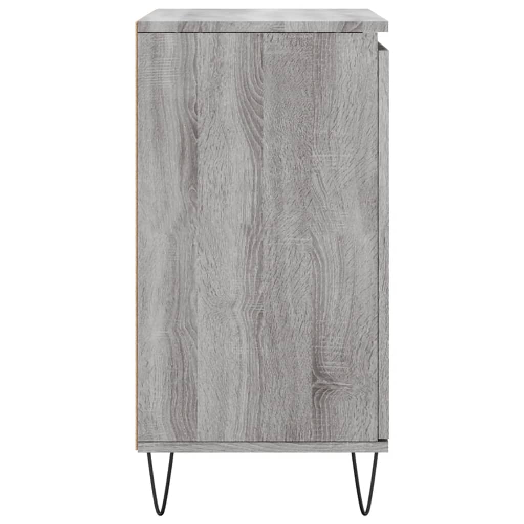 vidaXL Credenza Grigio Sonoma 60x35x70 cm in Legno Multistrato