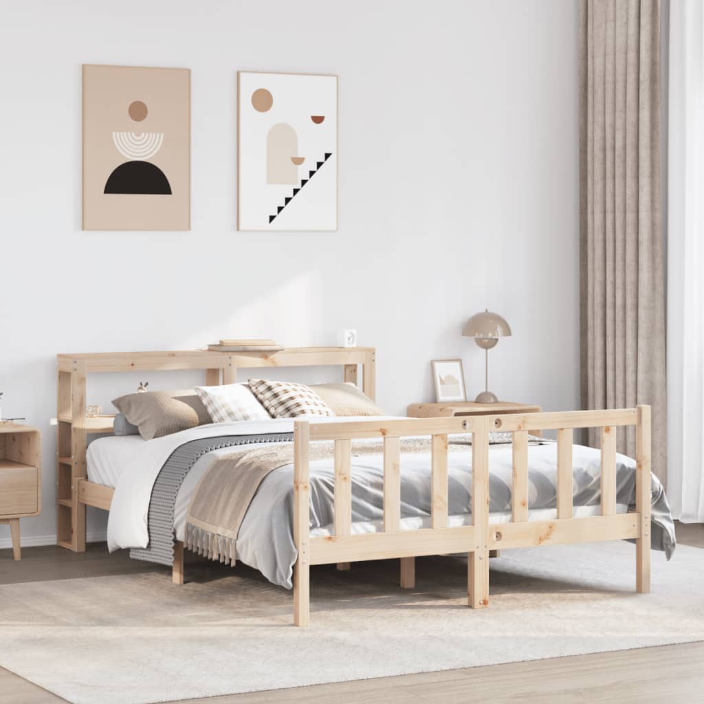 vidaXL Letto senza Materasso 160x200 cm in Legno Massello di Pino