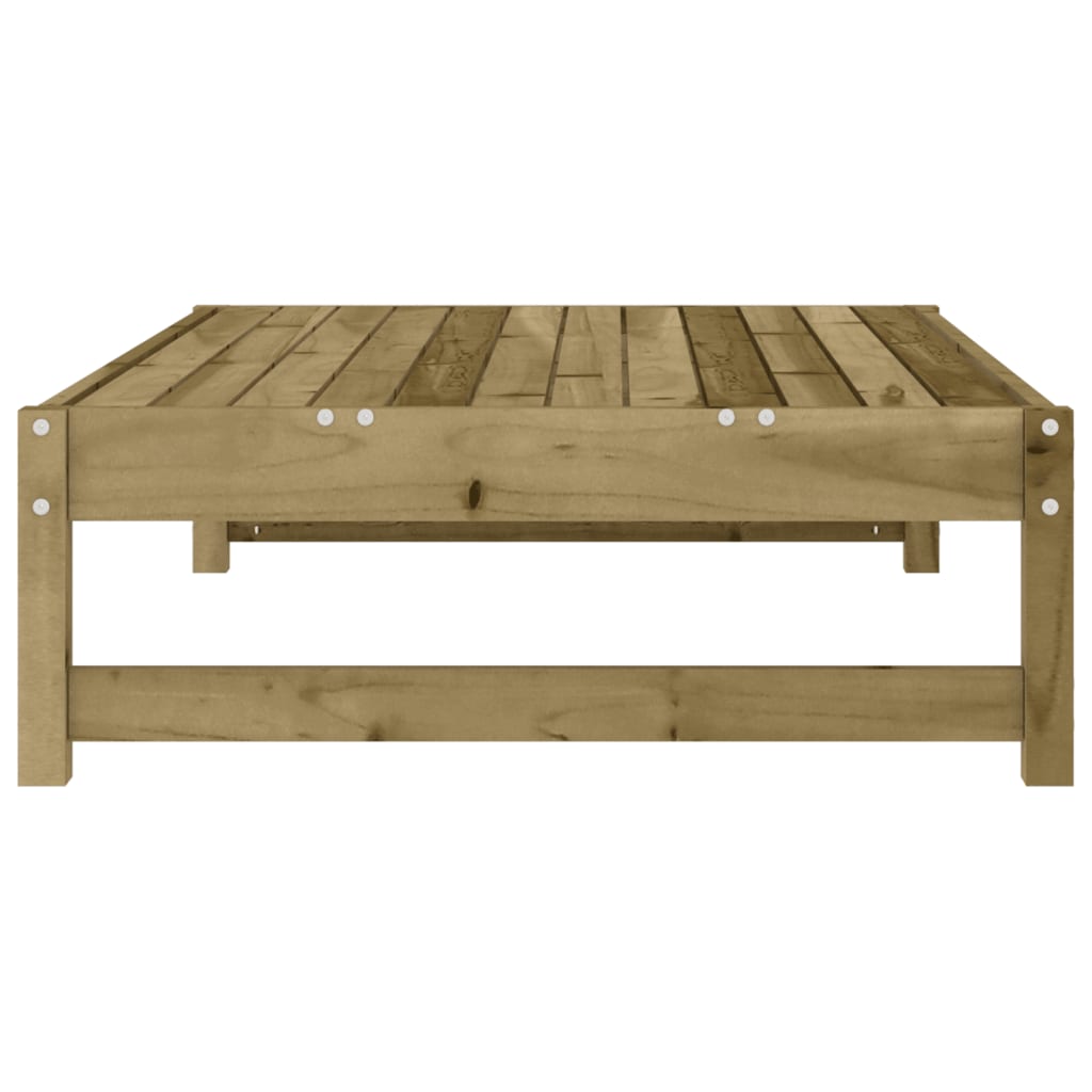 vidaXL Poggiapiedi da Giardino 120x80 cm in Legno Impregnato di Pino