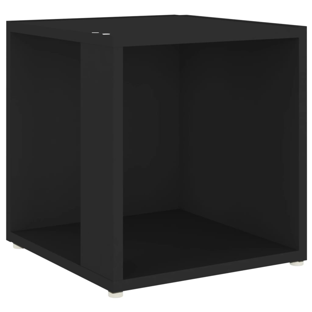 vidaXL Tavolino Nero 33x33x34,5 cm in Truciolato