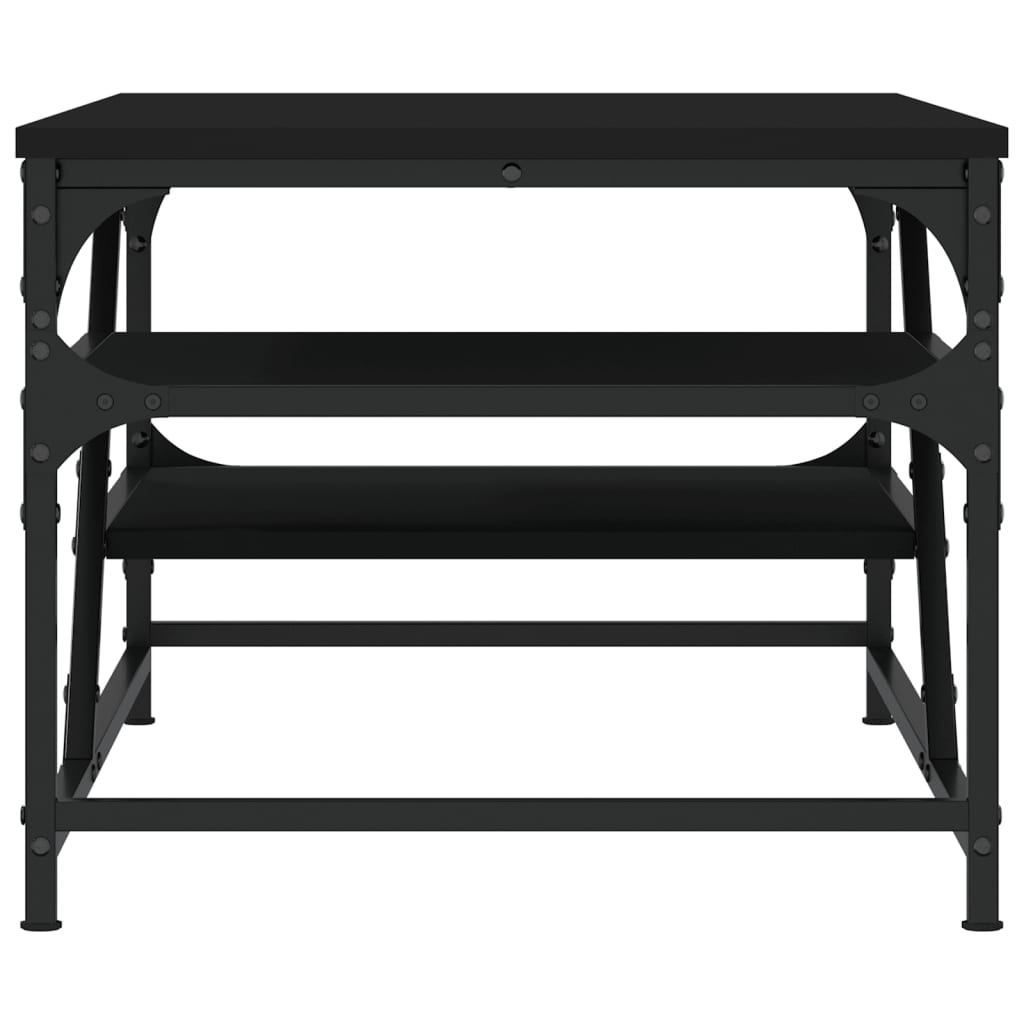 vidaXL Tavolino da Salotto Nero 100x49x40 cm in Legno Multistrato