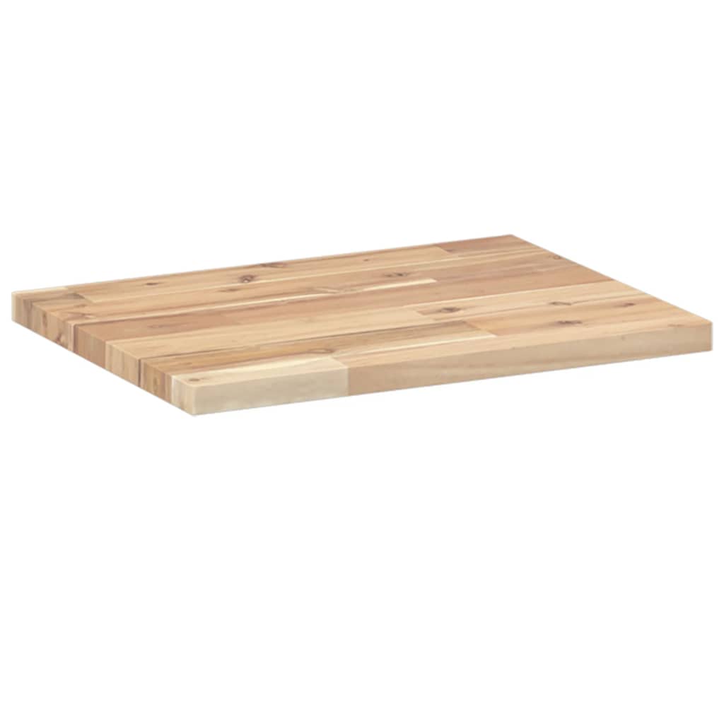 vidaXL Mensole da Parete 4 pz 60x30x2 cm Legno Acacia Non Trattato