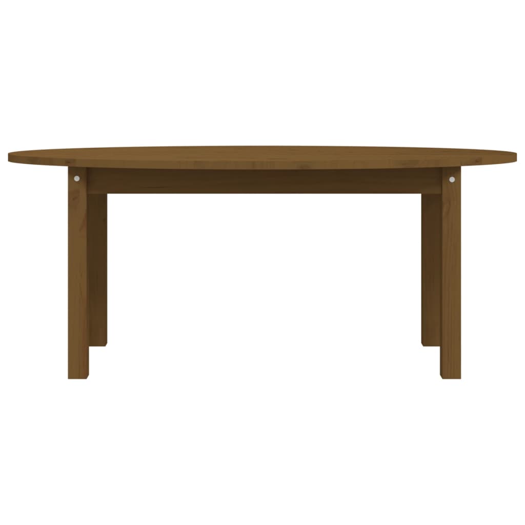 vidaXL Tavolino da Salotto Ambra 110x55x45 cm Legno Massello di Pino