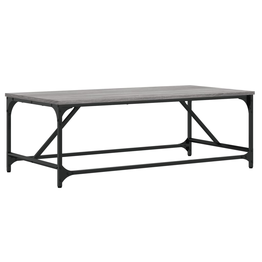 vidaXL Tavolino da Salotto Grigio Sonoma 100x50x35cm Legno Multistrato