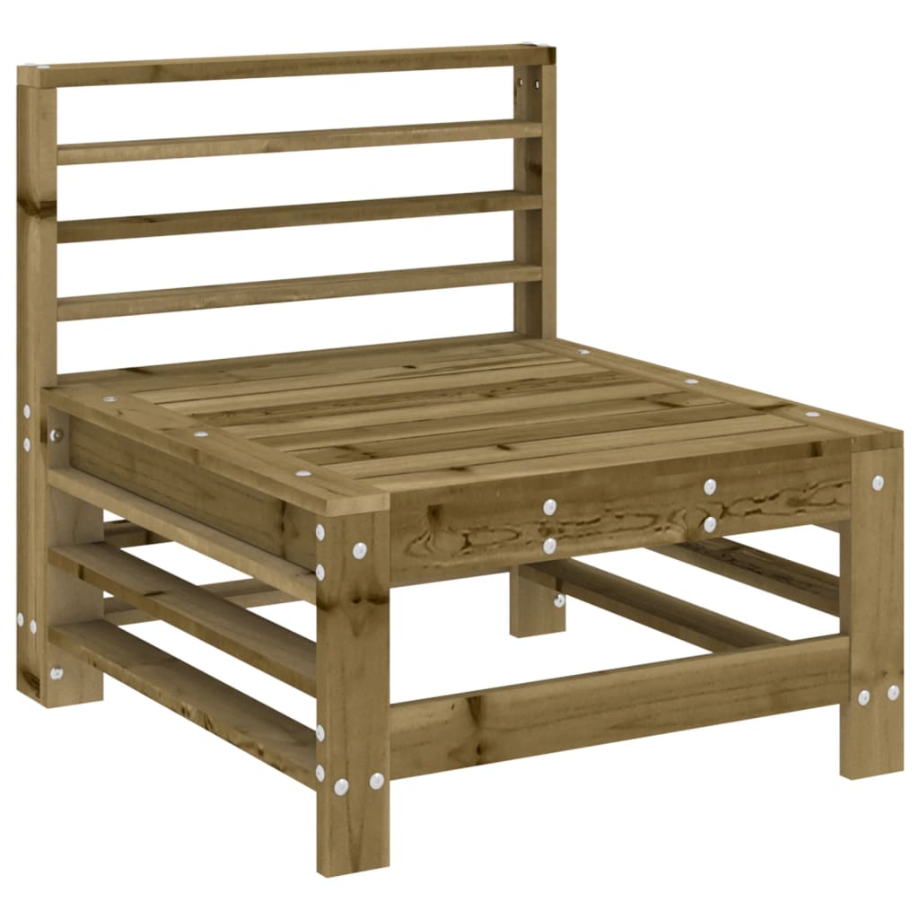 vidaXL Set Salotto da Giardino 7 pz in Legno Impregnato di Pino