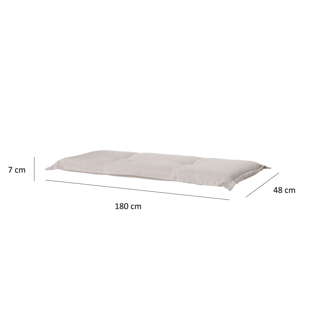 Madison Cuscino per Panca Panama 180x48 cm Beige Chiaro