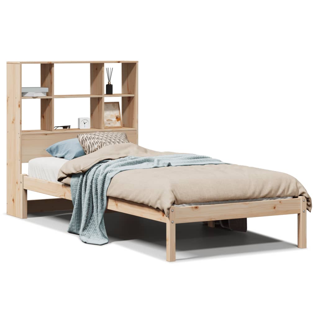 vidaXL Letto Libreria senza Materasso 100x200 cm in Legno di Pino