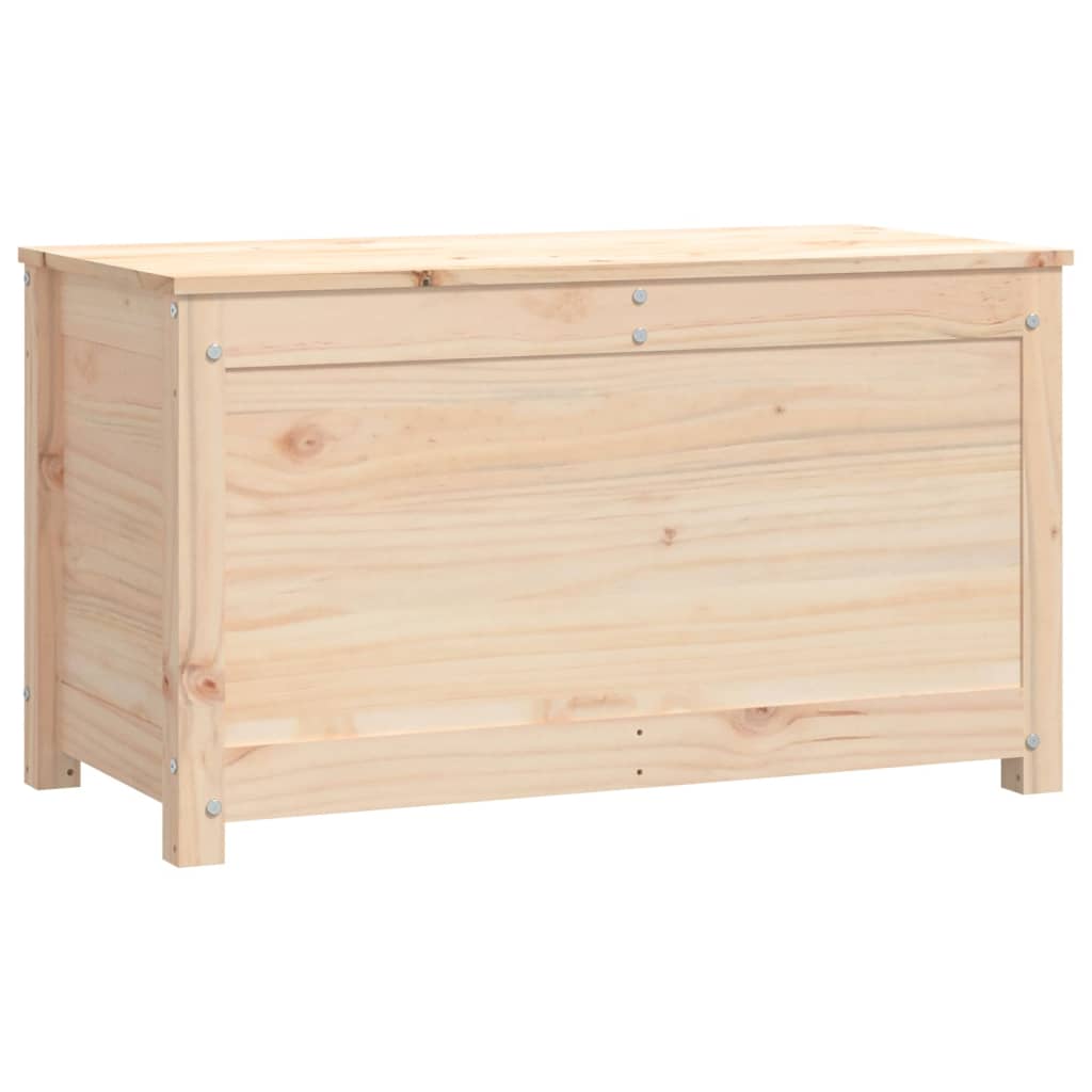 vidaXL Contenitore Portaoggetti 80x40x45,5cm Legno Massello Pino