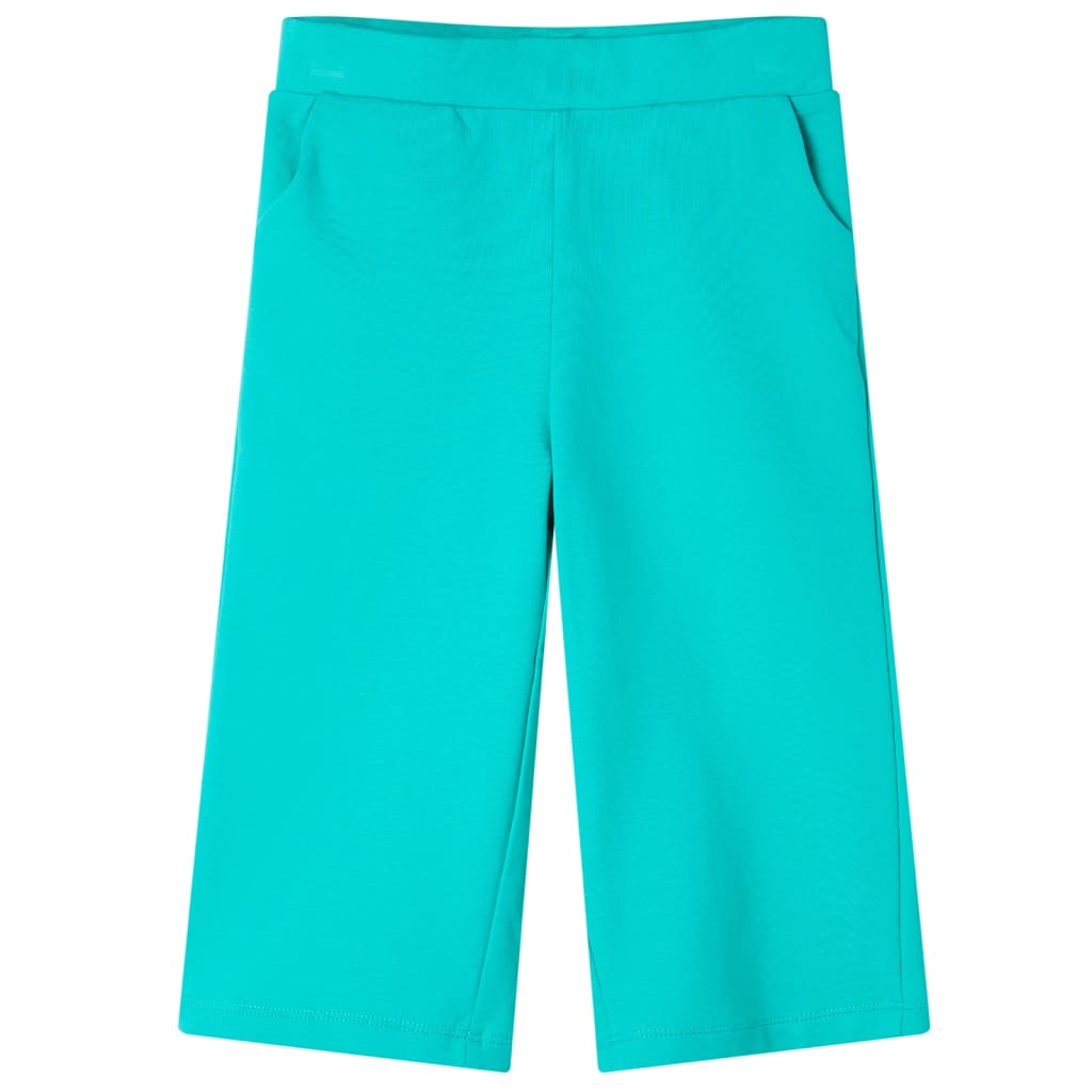 Pantaloni per Bambini a Gamba Larga Menta 116