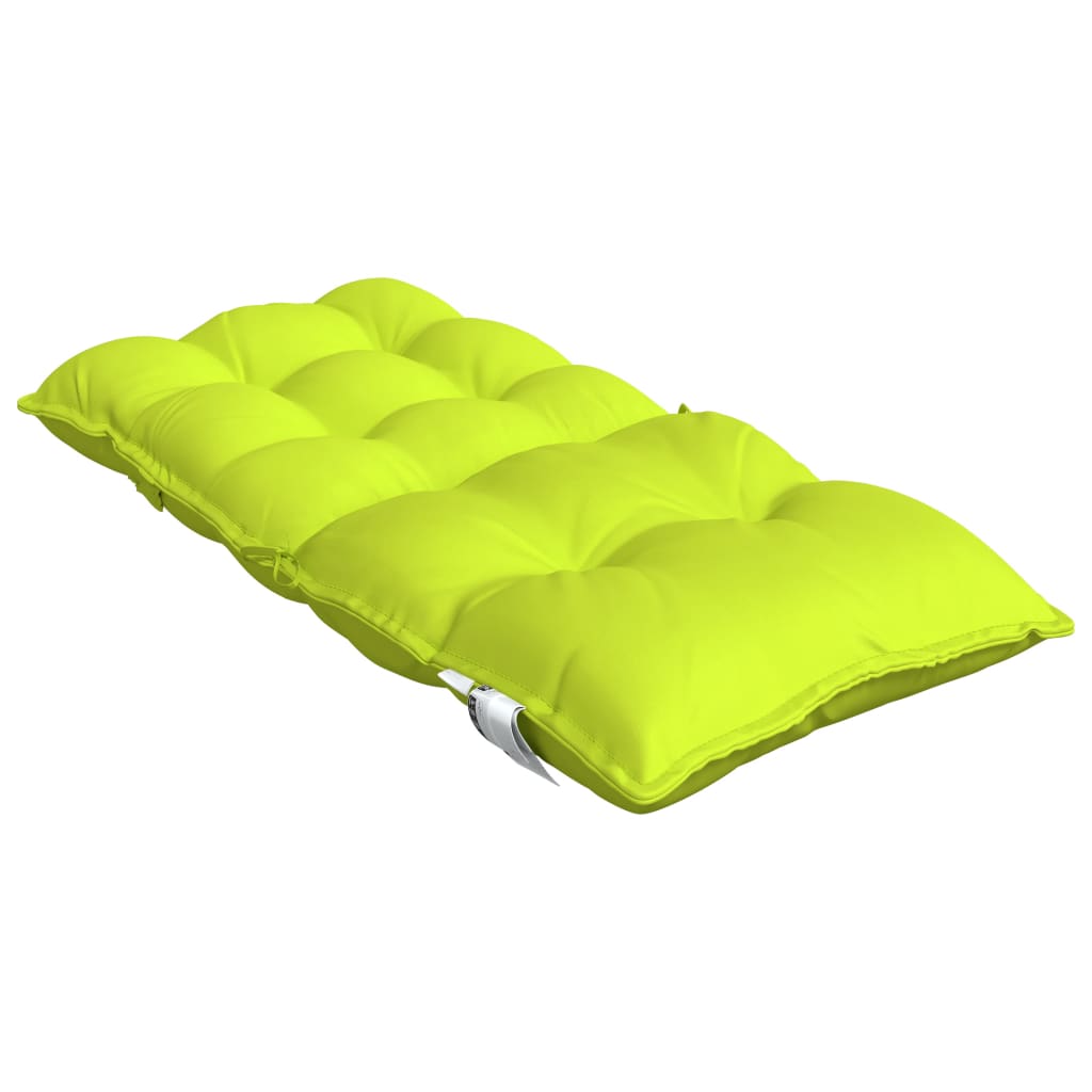 vidaXL Cuscini Sedia Schienale Basso 6 pz Verde Chiaro Tessuto Oxford