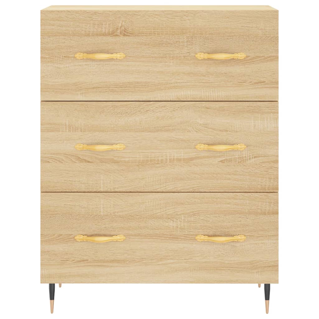 vidaXL Credenza Rovere Sonoma 69,5x34x90 cm in Legno Multistrato