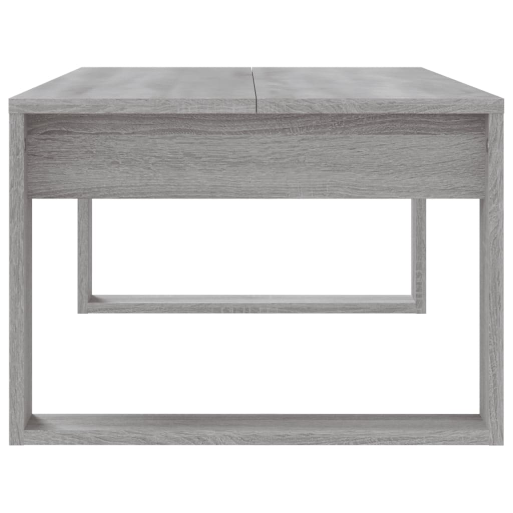 vidaXL Tavolino da Salotto Grigio Sonoma 102x50x35cm Legno Multistrato