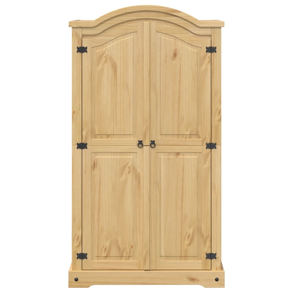 vidaXL Armadio Corona 102x52x186 cm in Legno Massello di Pino