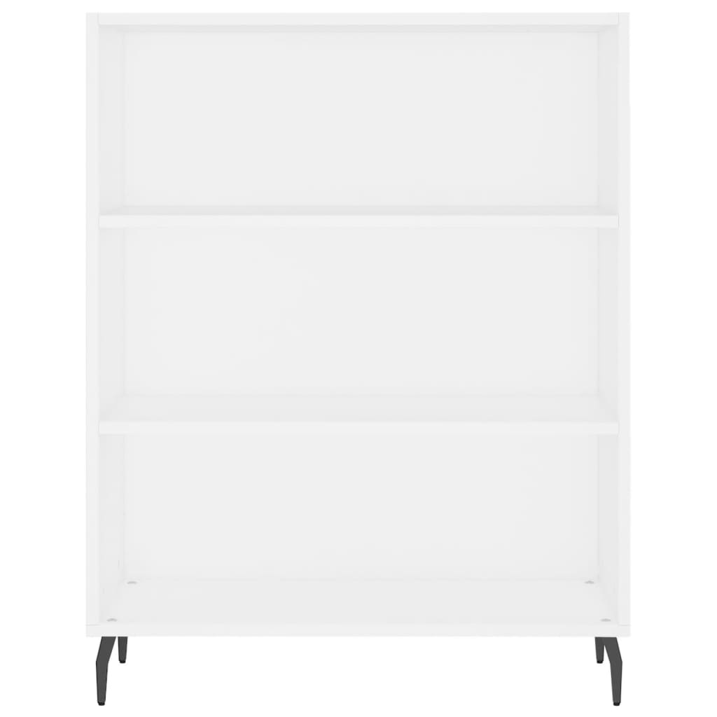 vidaXL Credenza Bianca 69,5x34x180 cm in Legno Multistrato