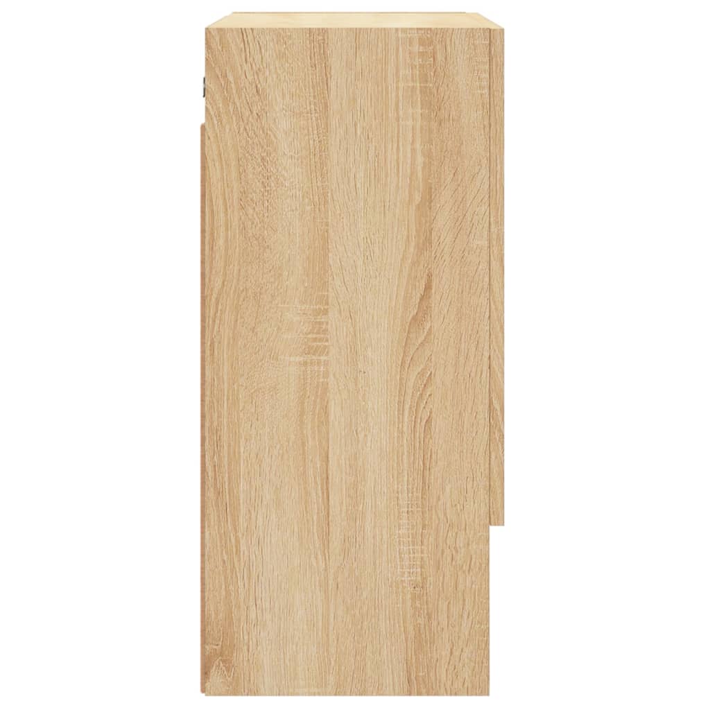 vidaXL Armadietto a Muro Rovere Sonoma 60x31x70 cm Legno Multistrato