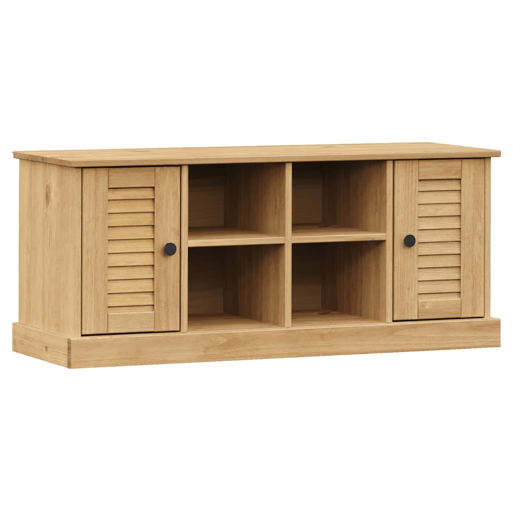 vidaXL Panca Porta Scarpe VIGO 106x35x45 cm in Legno Massello di Pino