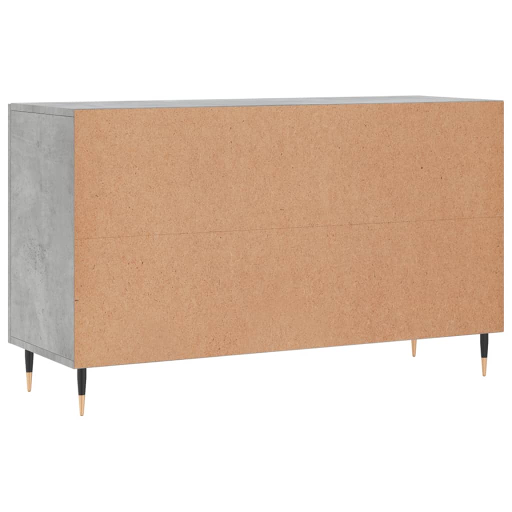 vidaXL Credenza Grigio Cemento 100x36x60 cm in Legno Multistrato