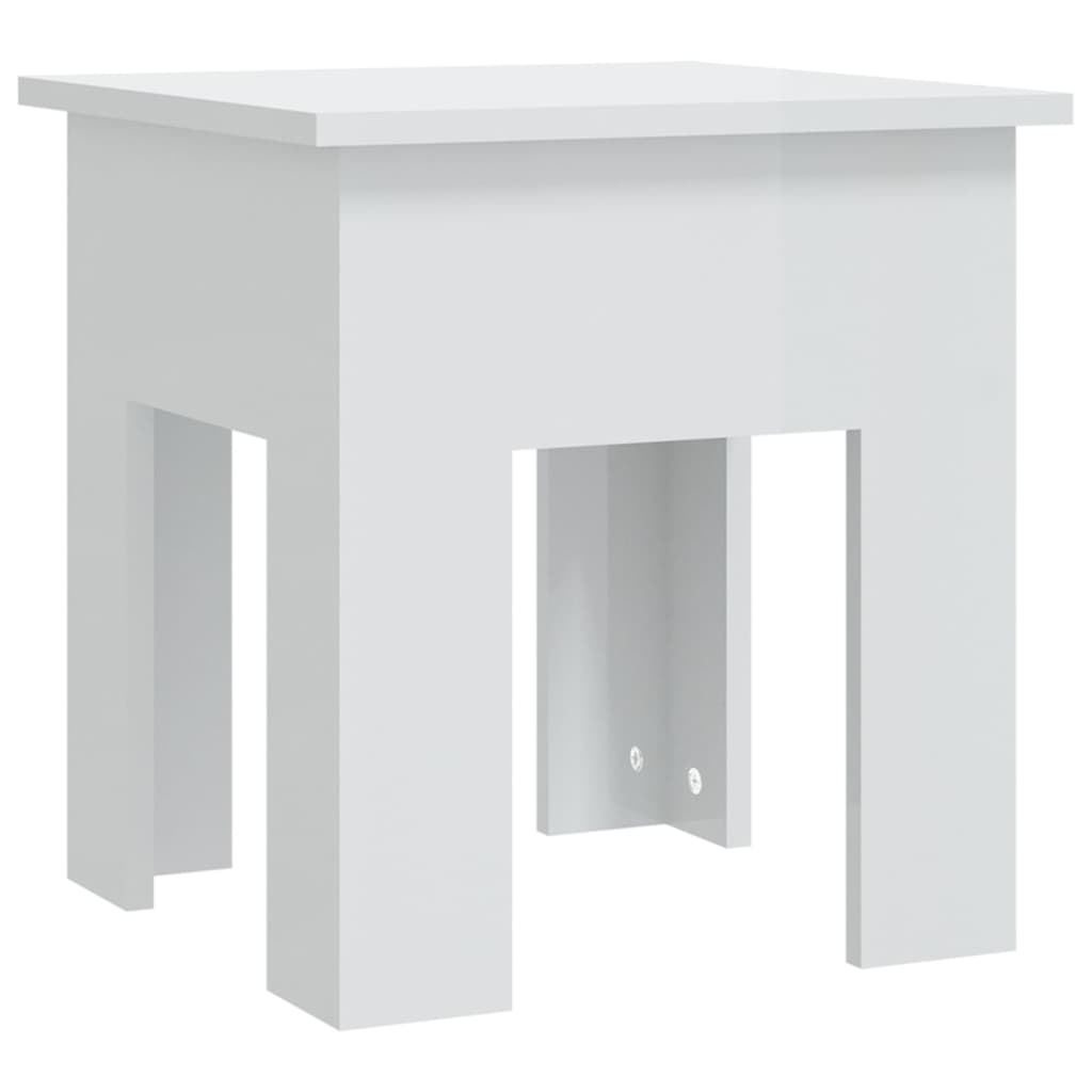 vidaXL Tavolino da Salotto Bianco 40x40x42 cm in Truciolato